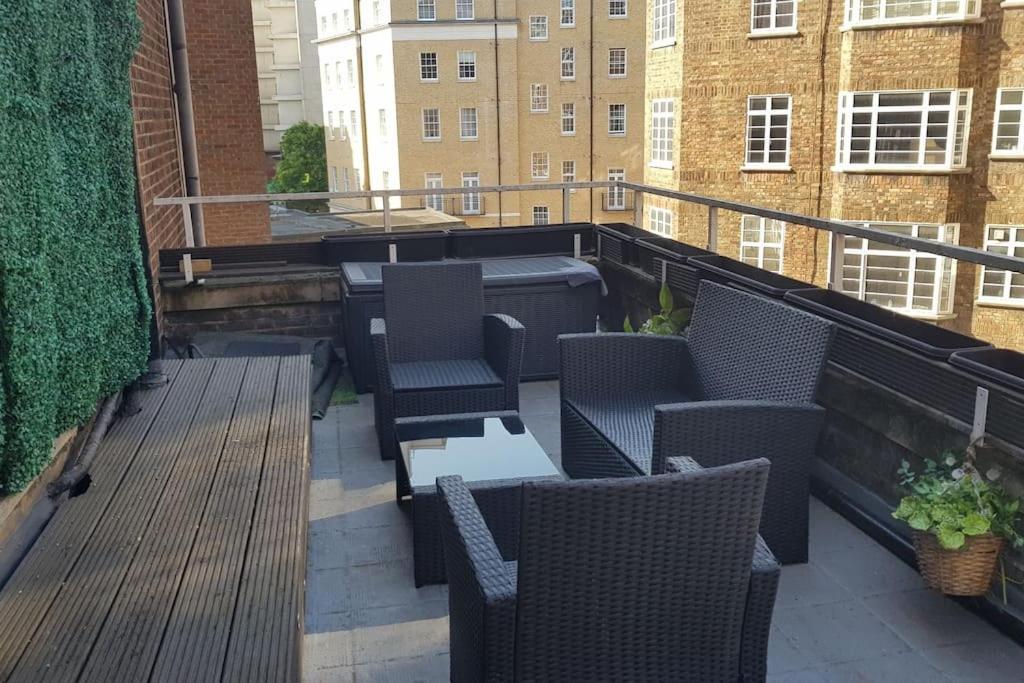 Studio Apt With Huge Balcony Near Oxford St - Marble Arch - Hydepark London Kültér fotó